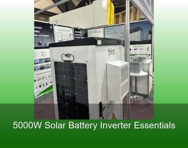5000W Solar Battery Inverter Essentials